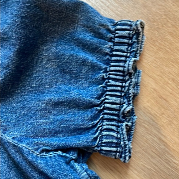 Pilcro Aly-Puff Sleeve Denim Blouse - Picture 10 of 16